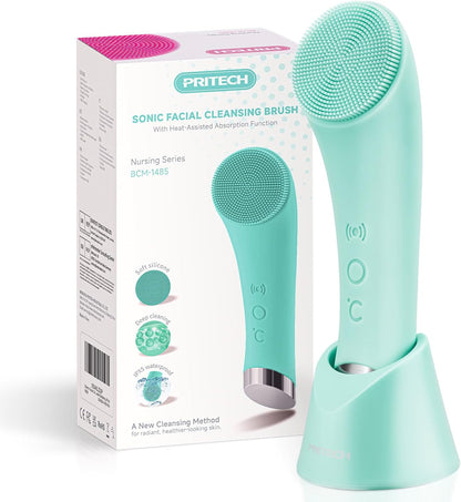 Sonic Facial Cleansing Brush – Heat & Vibration